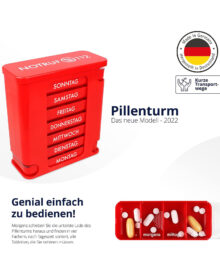 Ein Pillenturm, genial einfach zu bedienen