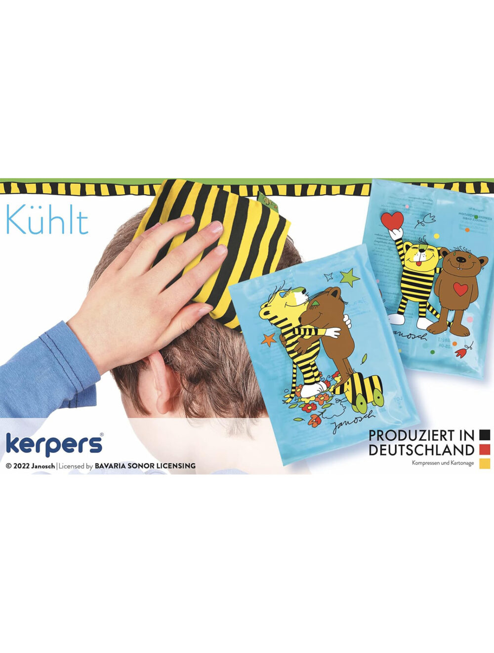 Kühlpad zum Kühlen mit Gel Füllung für Kinder