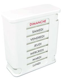 Kerpers® Pillenturm 7 Tage Frankreich - Weiss